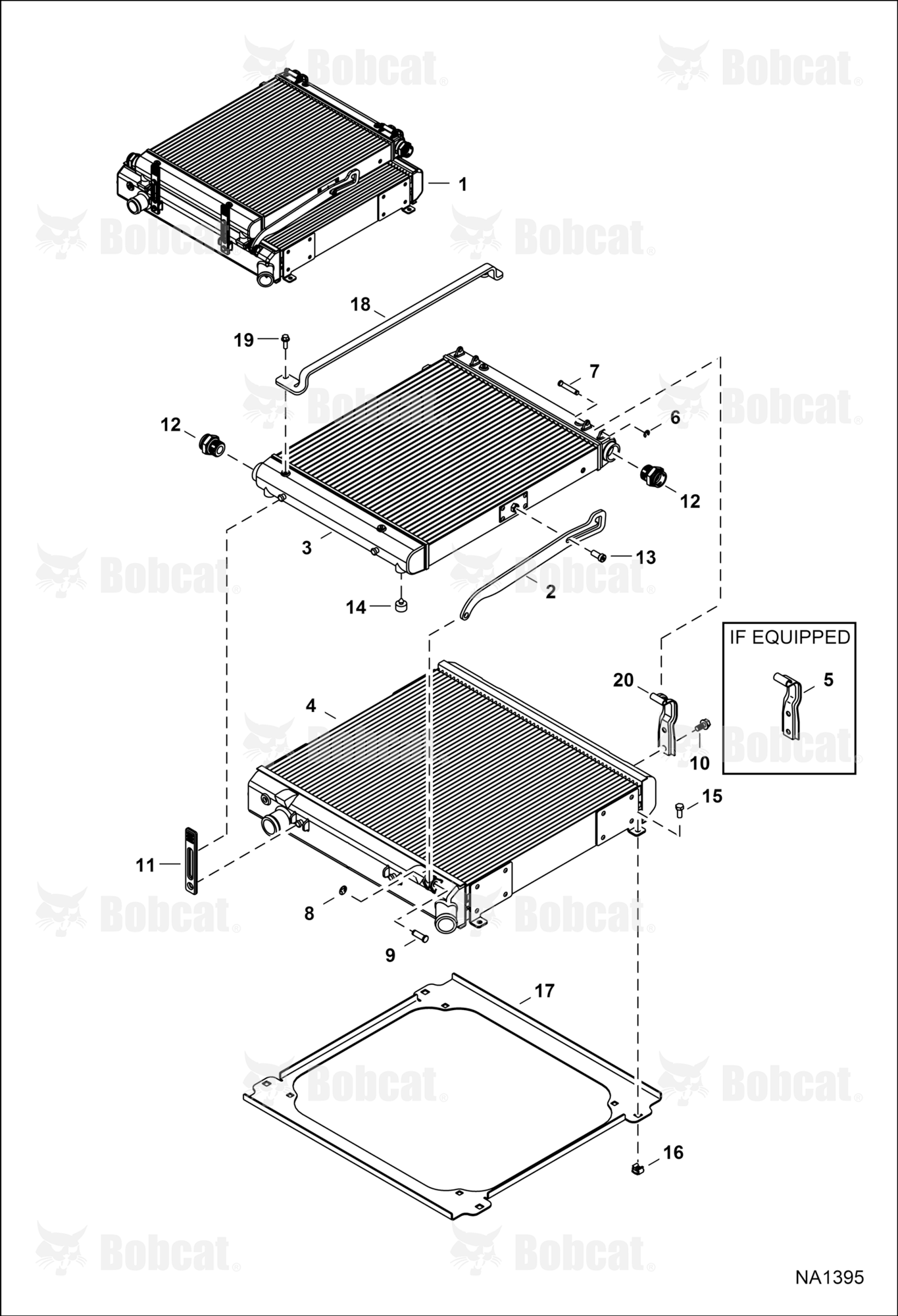 RADIATOR/COOLER Assembly (Bolt Mounted Radiator)