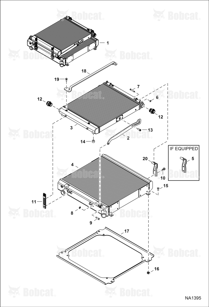 RADIATOR/COOLER Assembly (Bolt Mounted Radiator)