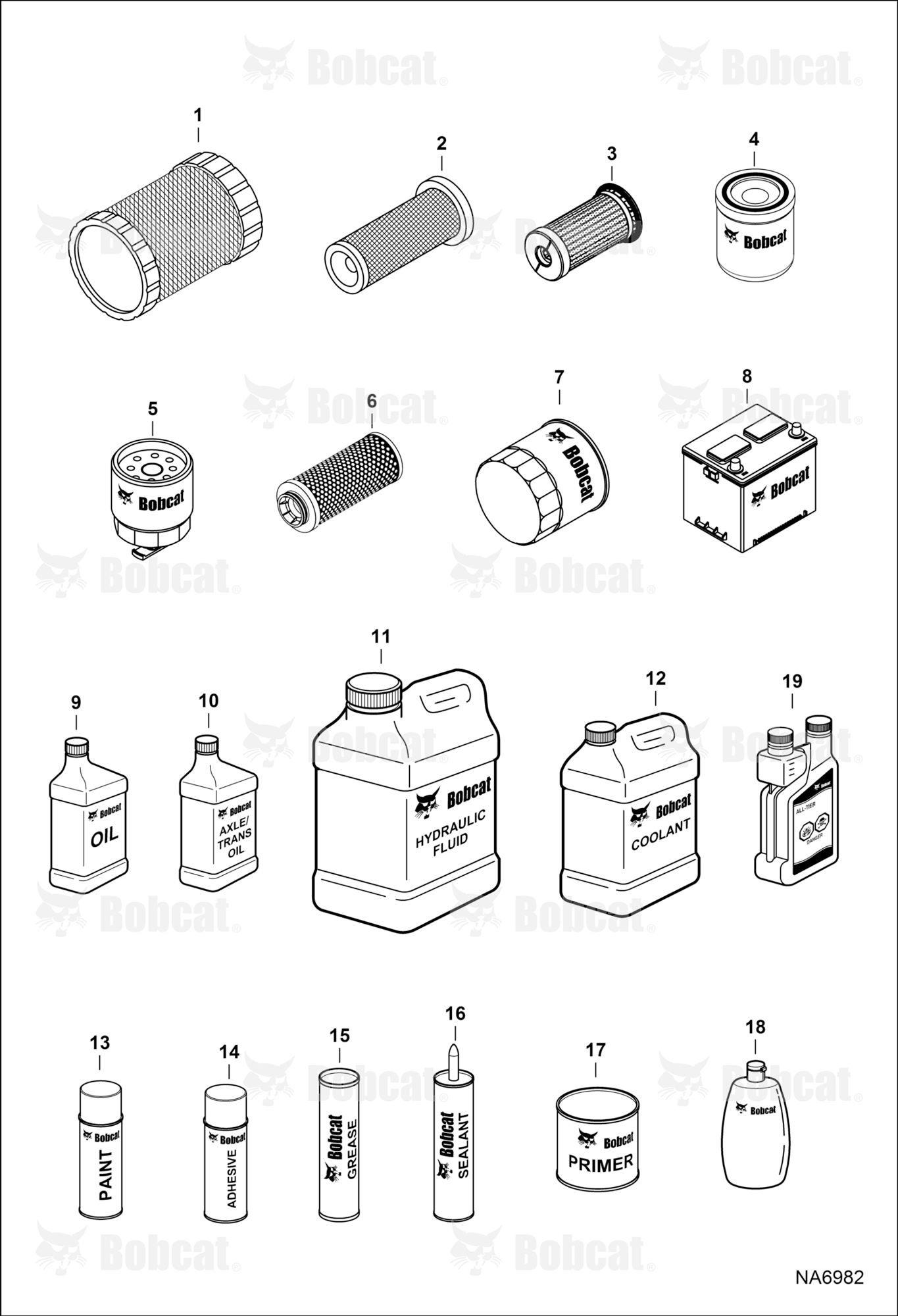 Maintenance Items (Service Parts)