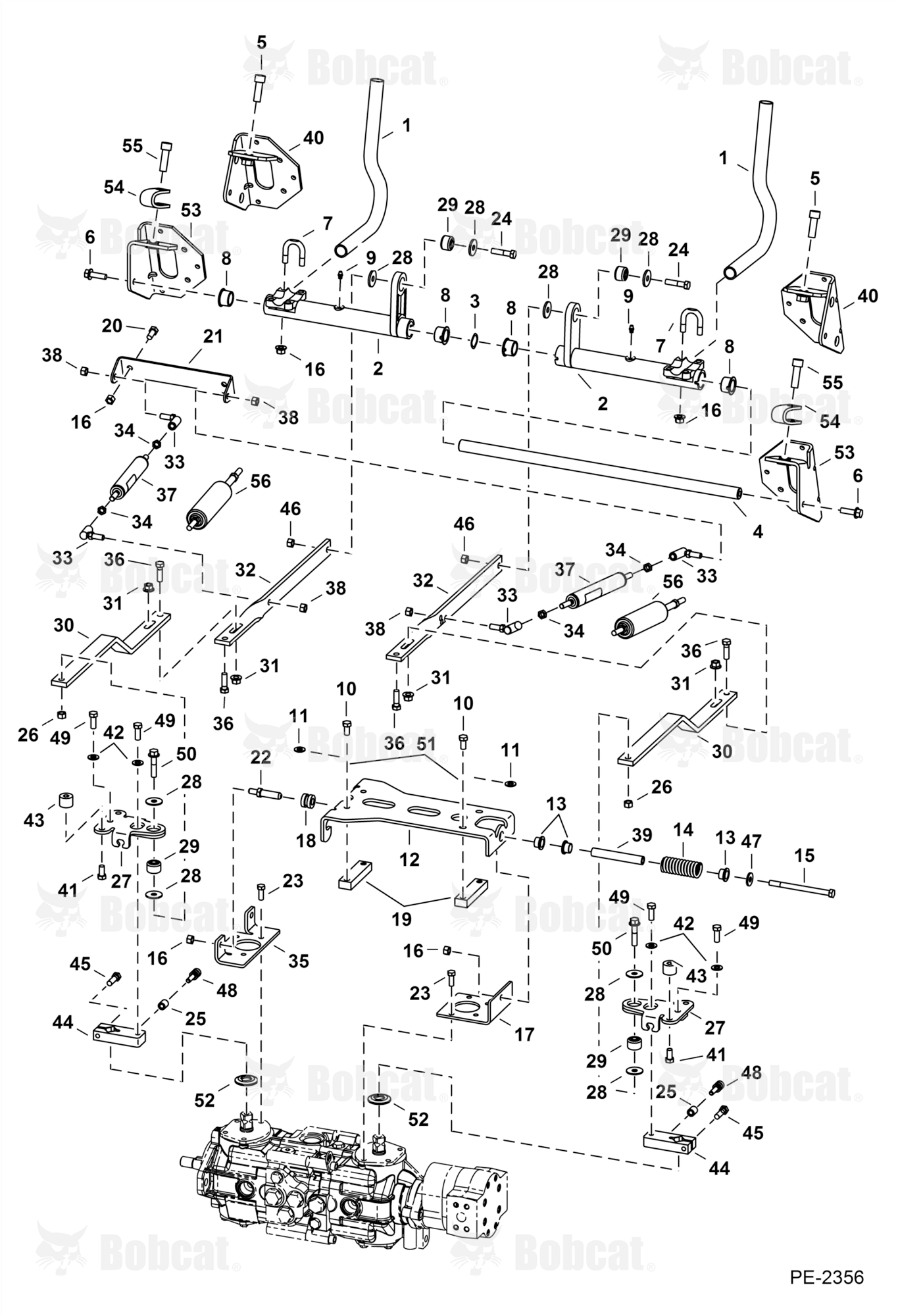 Hand Controls  525215001 & Above, 525315001 & Above, 525015001 & Above, 525115001 & Above