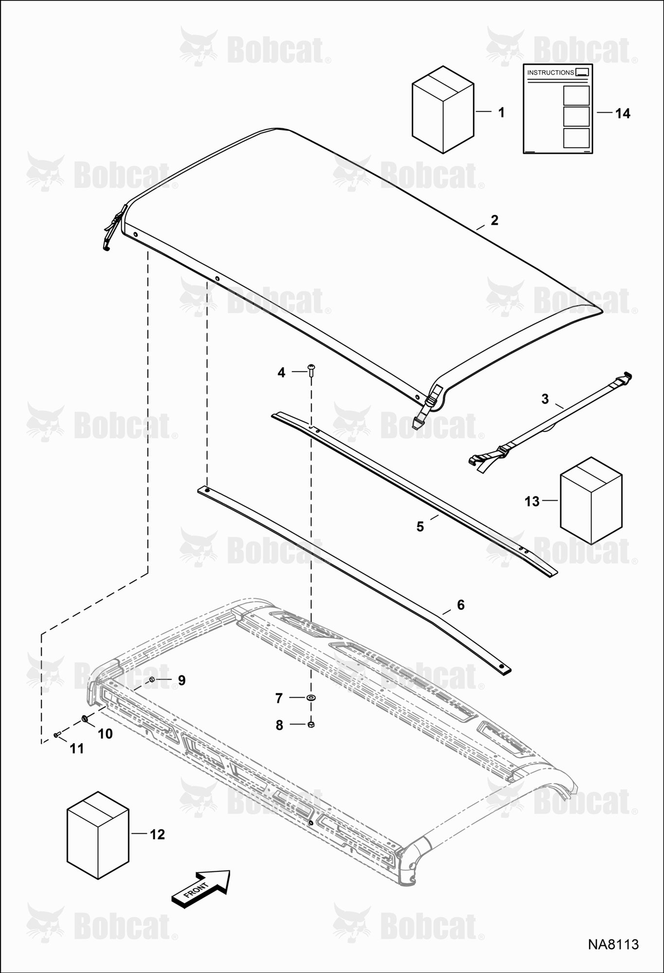 CAB Roof Kit (Canvas)