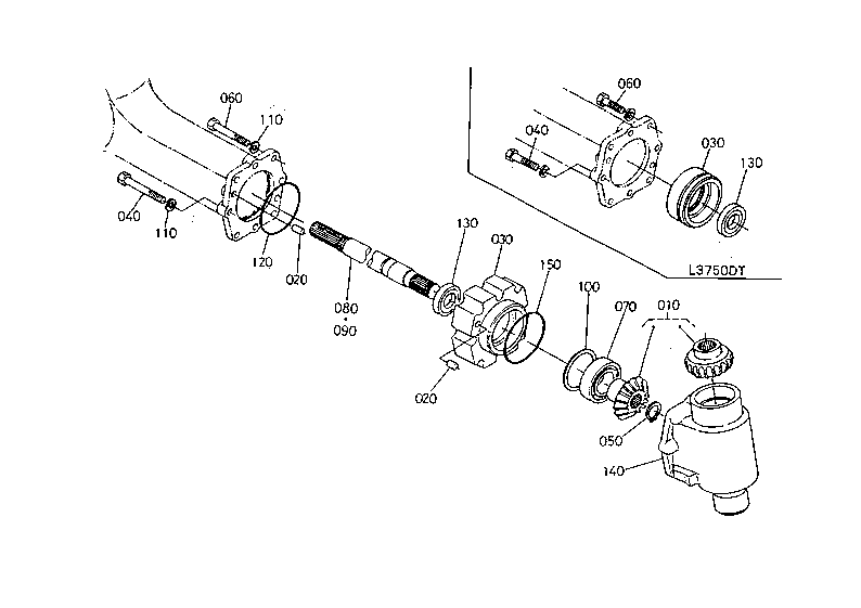 Diff.Gear Shaft