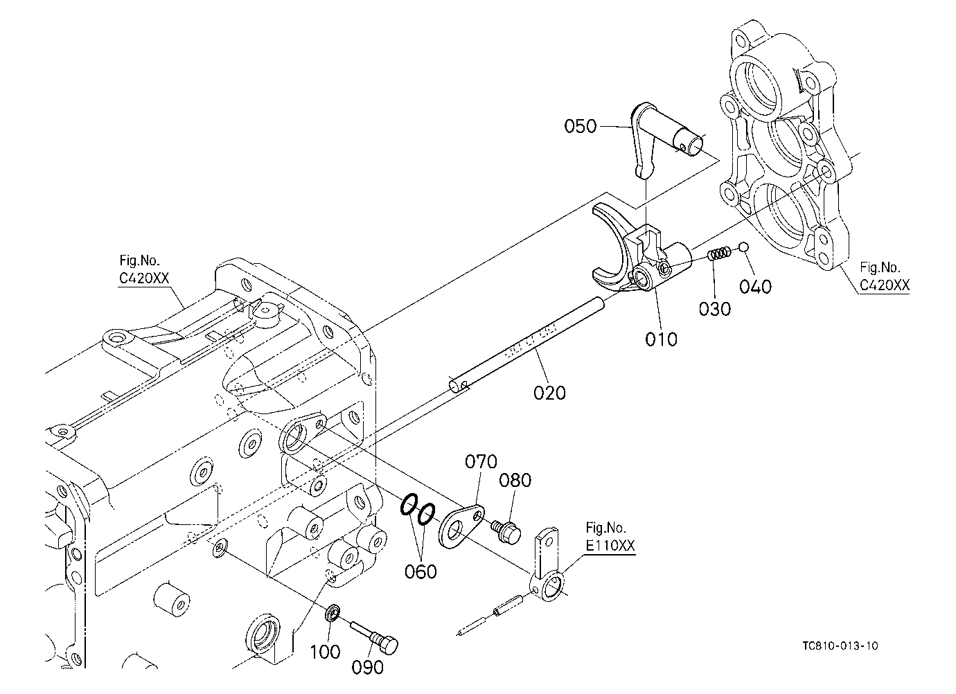 Range Gear Shift Fork