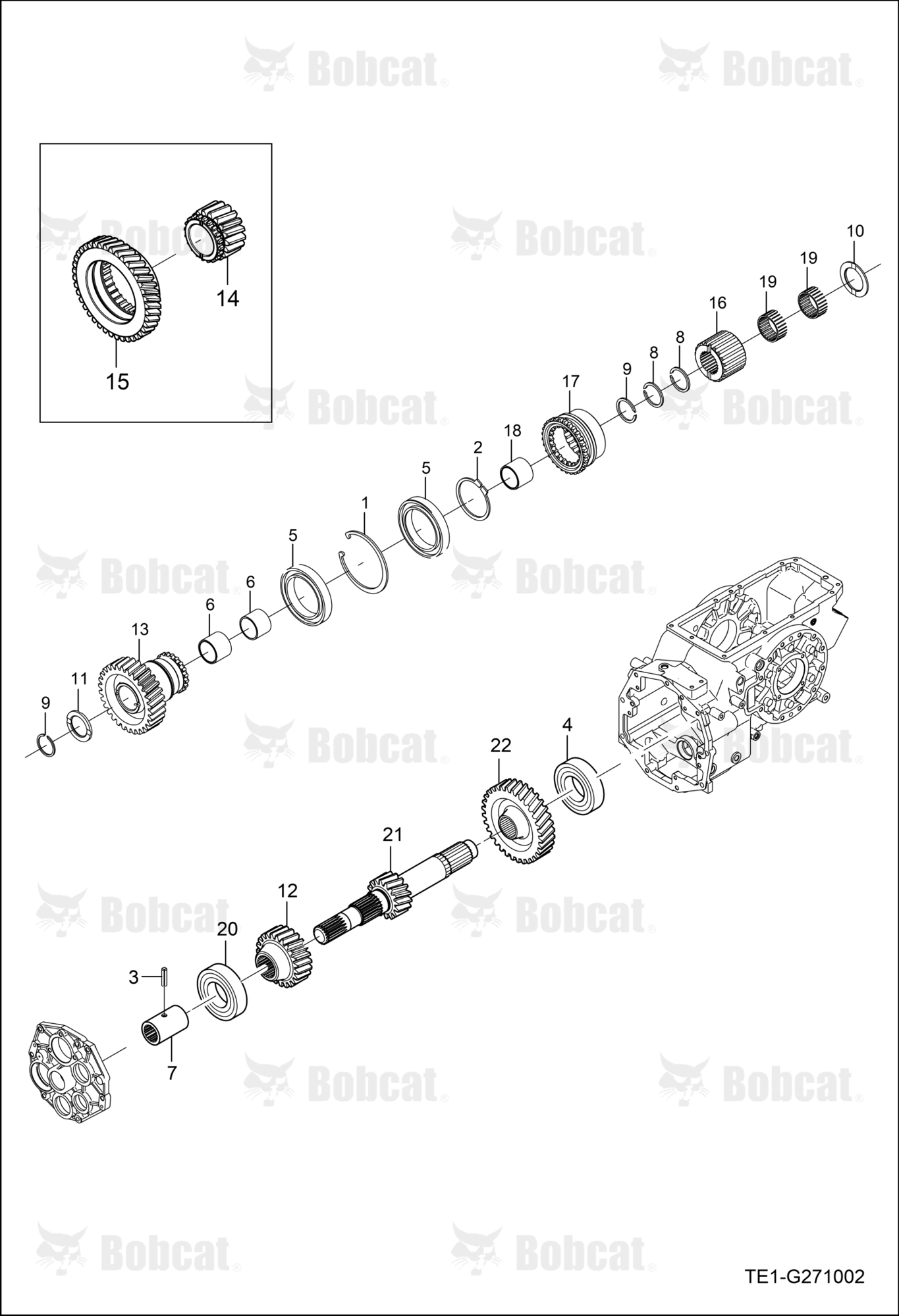 Range Shift Shaft Group