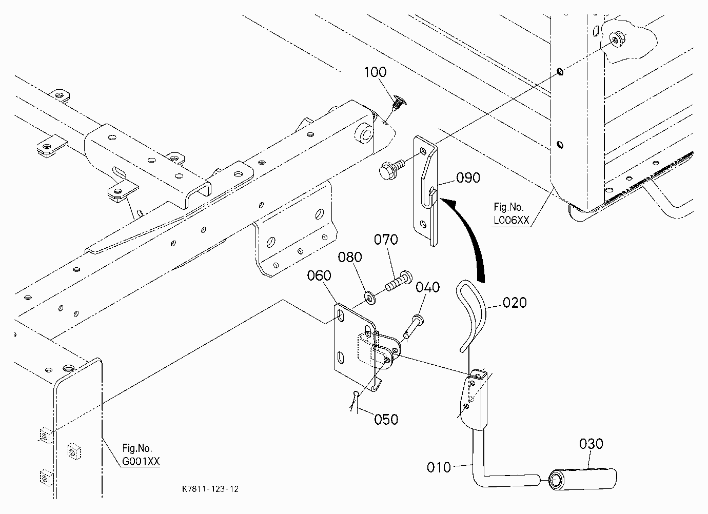 BOX GATE LOCK (LEFT)