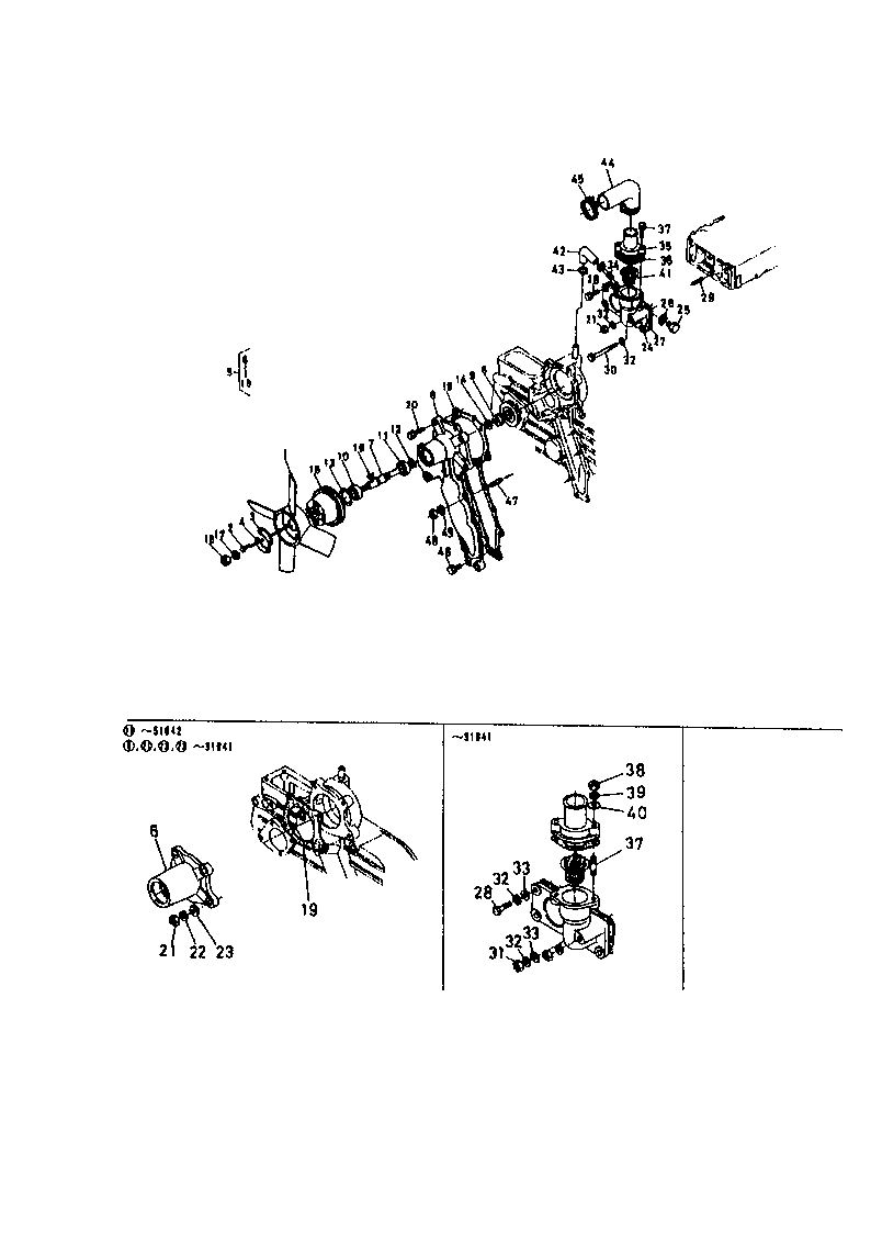 Cooling Fan Water Pump