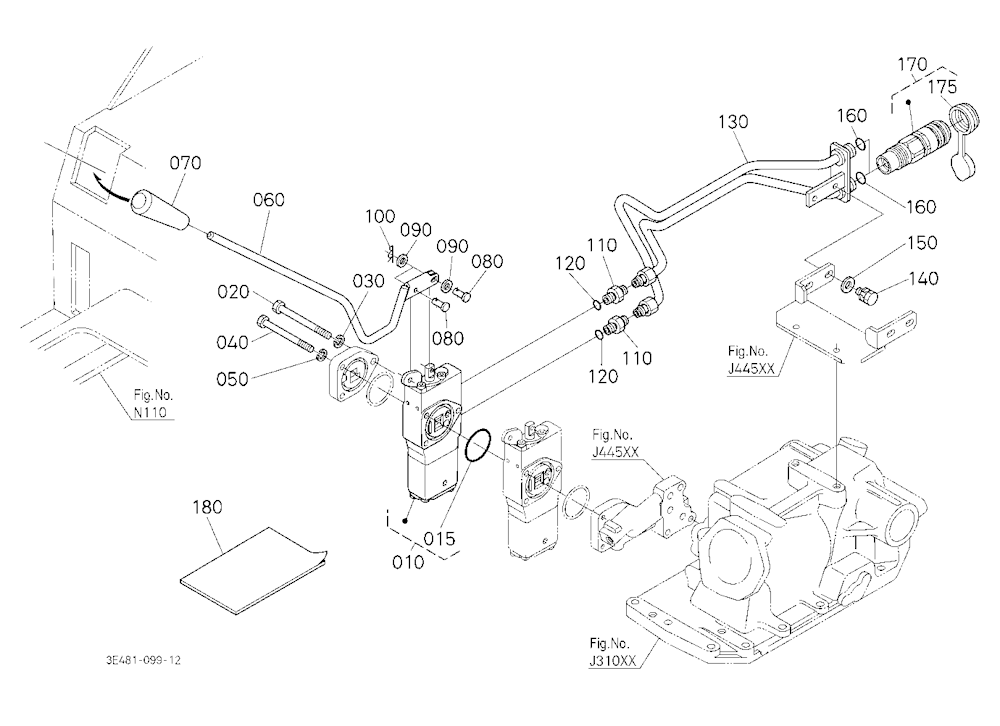 Auxiliary Control Valve Kit (Scd) (2Nd) [Cab Type]
