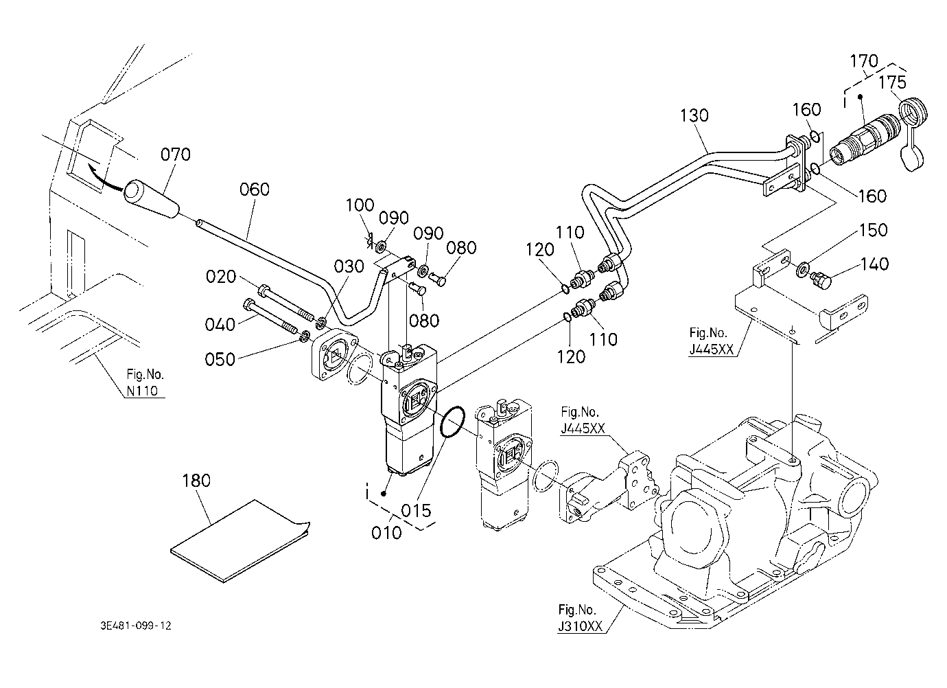 Auxiliary Control Valve Kit (Scd) (2Nd) [Cab Type]
