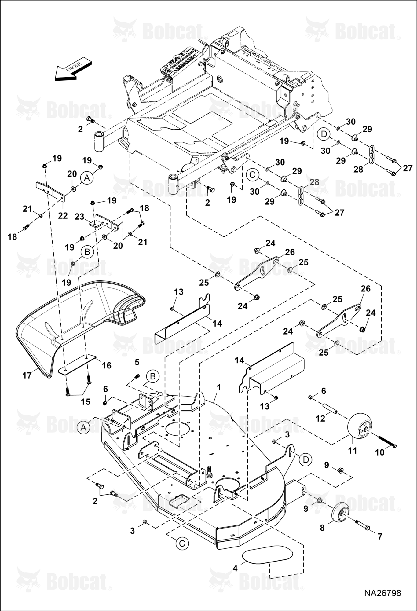 DECK, Wheels & Covers (NA)(42")