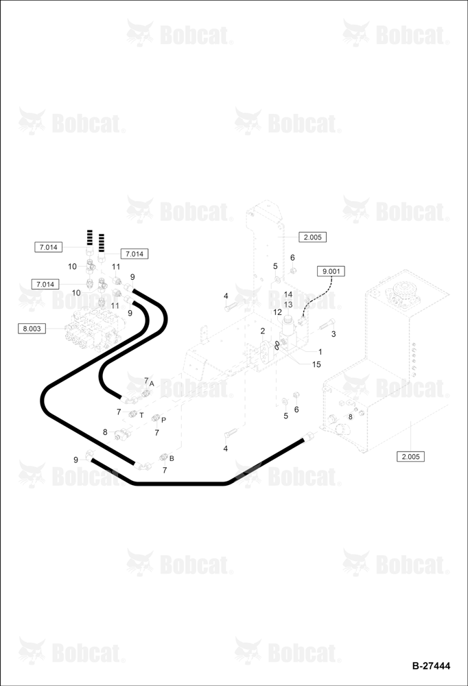 Hydraulic Installation - Dozer Blade (Float Postion)