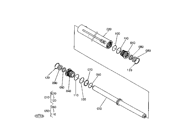 Steering Cylinder [Component Parts]