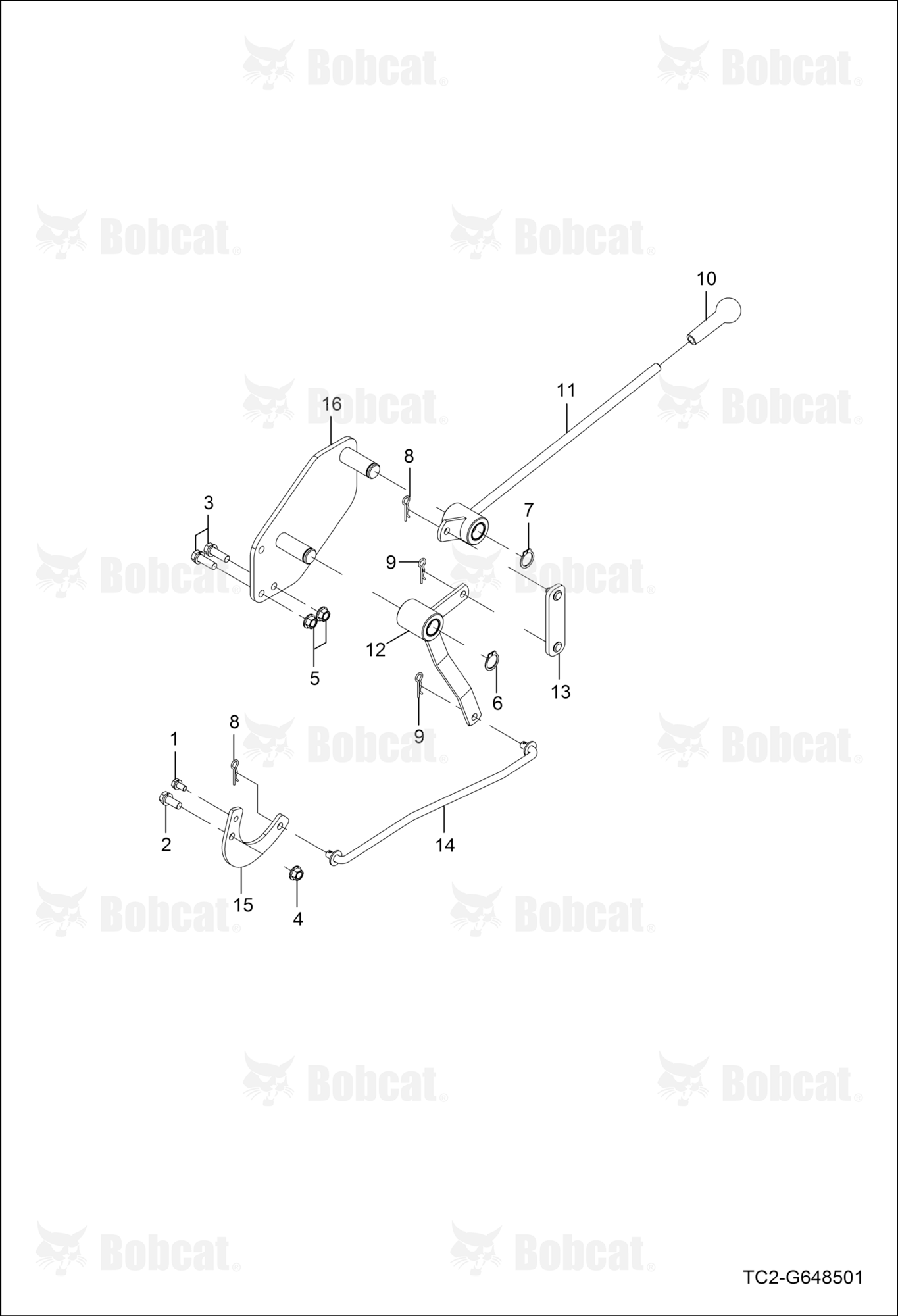 External Position Adjusting Lever Group
