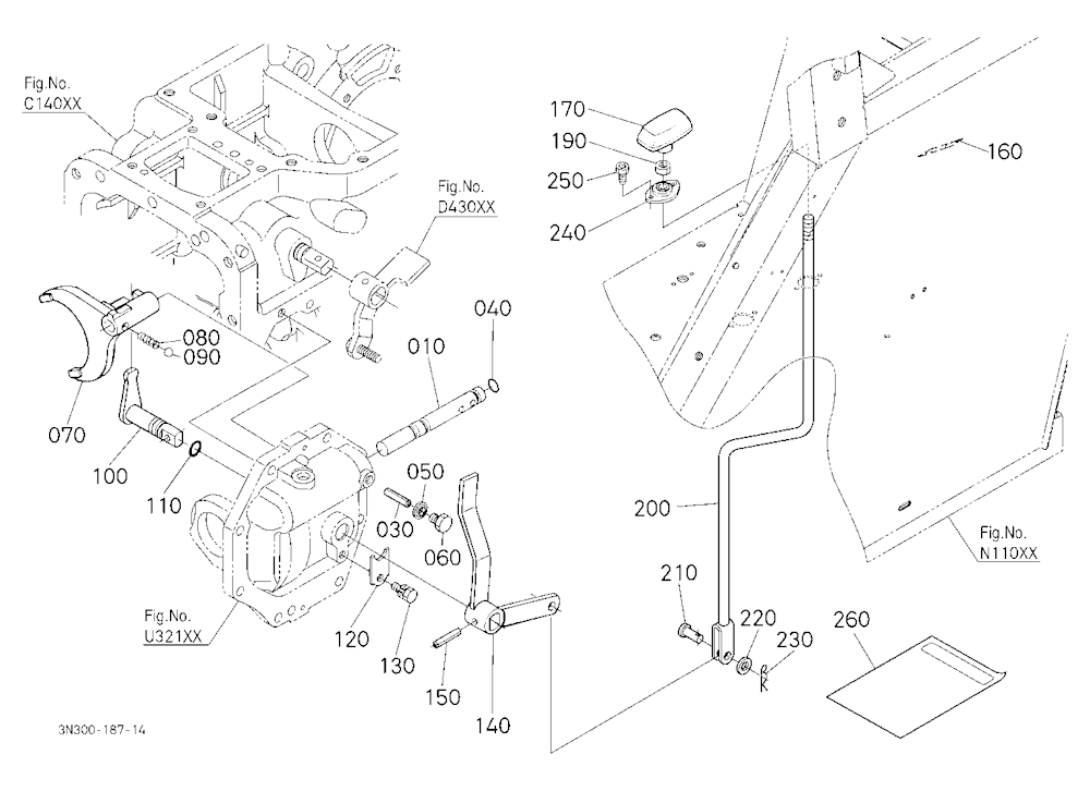 Creep Speed Kit (Shift Fork/Lever) (W/G No.M9293B)