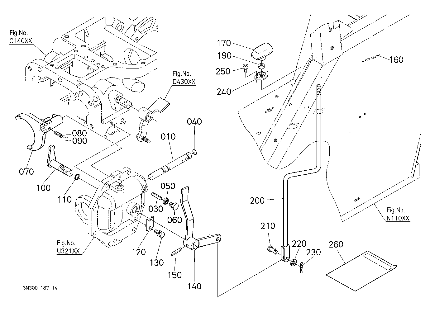 Creep Speed Kit (Shift Fork/Lever) (W/G No.M9293B)