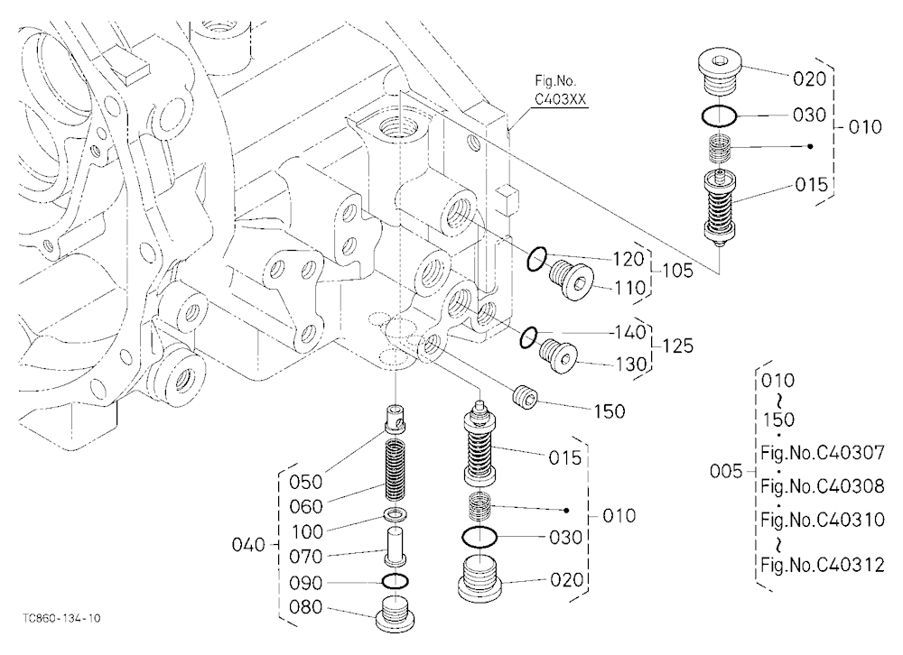 Hst (Relief Valve) [Component Parts]
