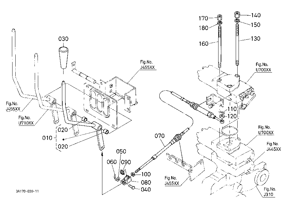 Auxiliary Control Valve Lever Kit (3Rd) [Option]