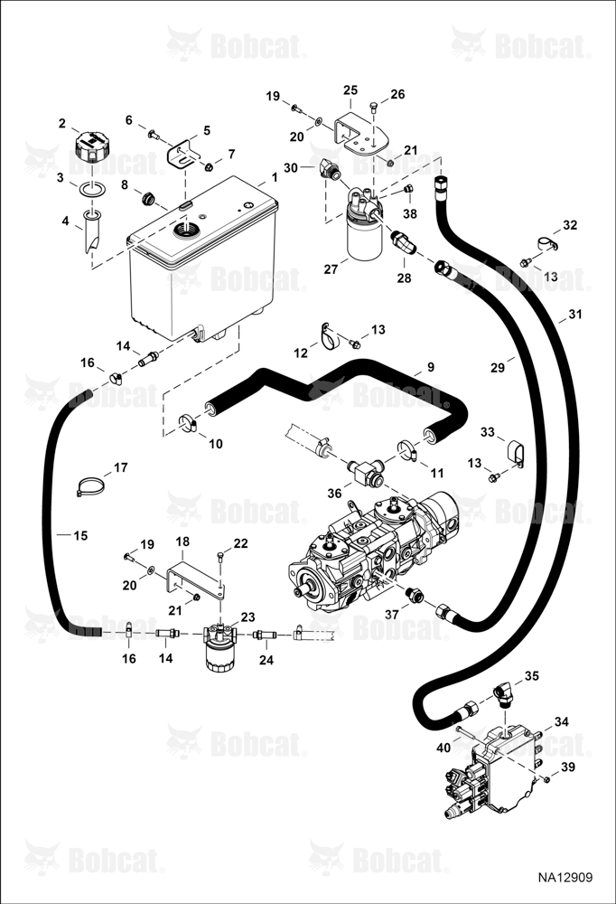 Hydrostatic Circuitry (Tank & Filter)