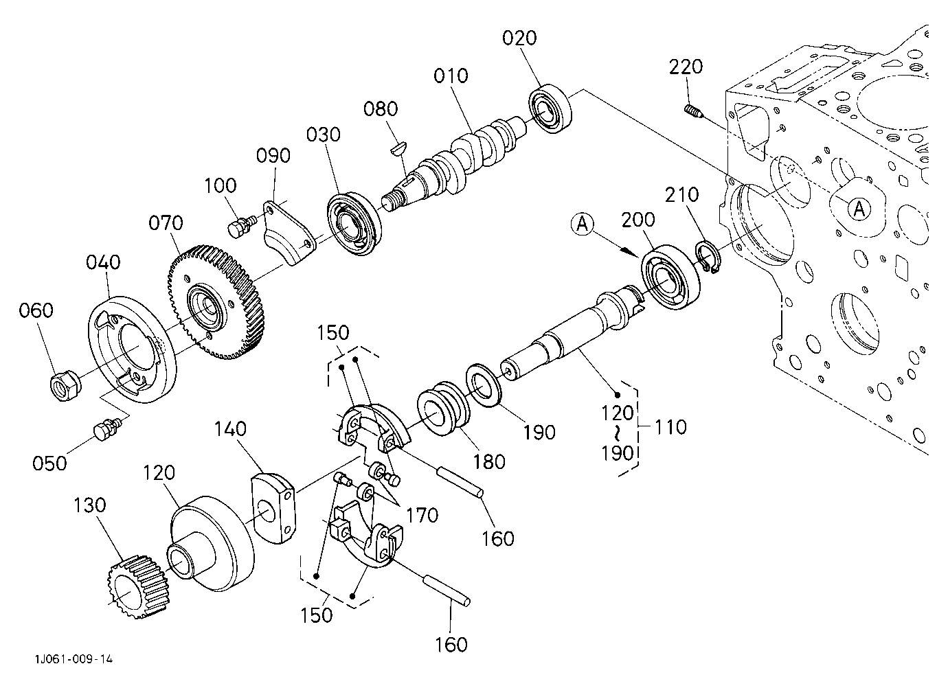 Fuel Camshaft And Governor Shaft
