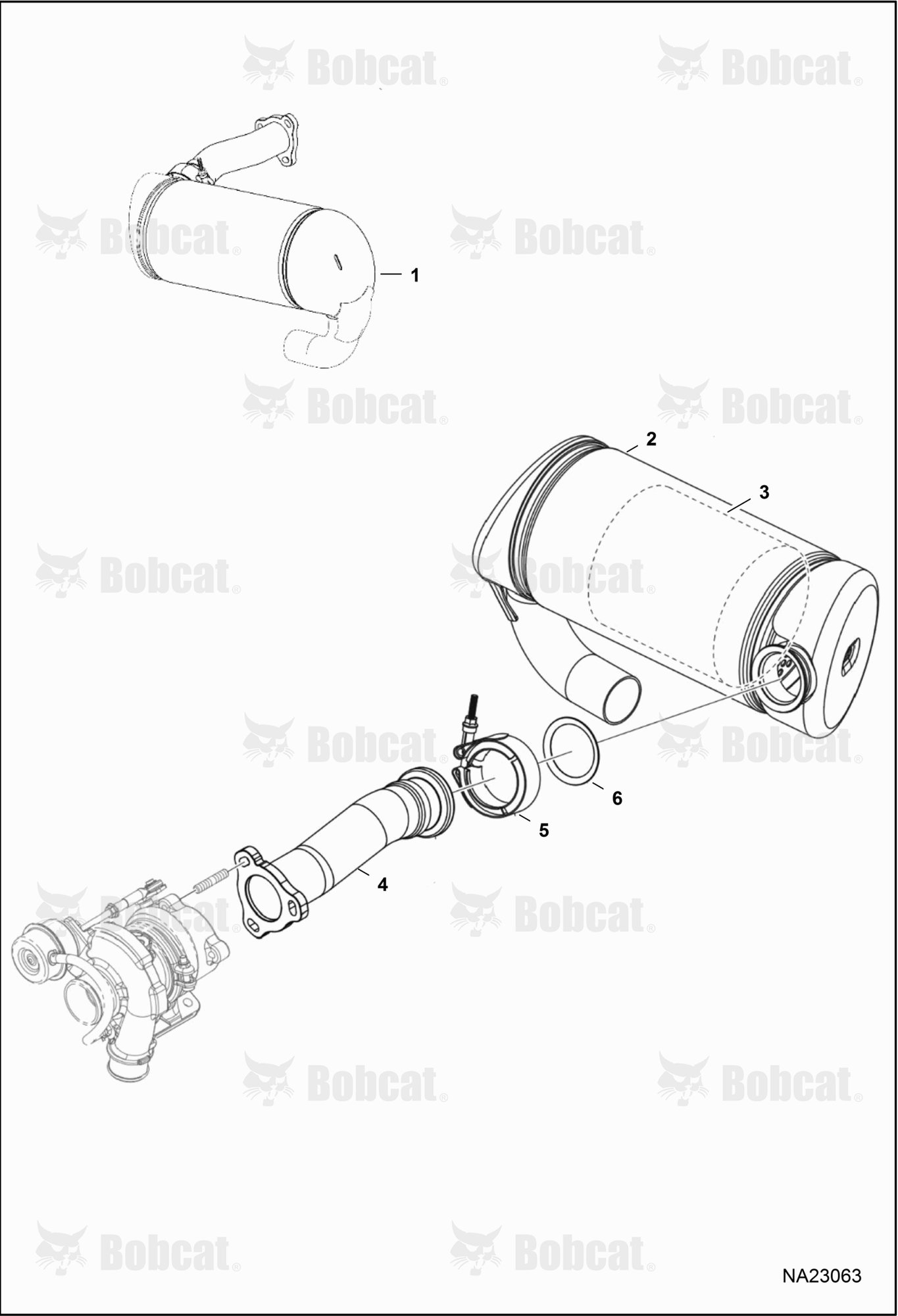 Muffler DOC Assembly