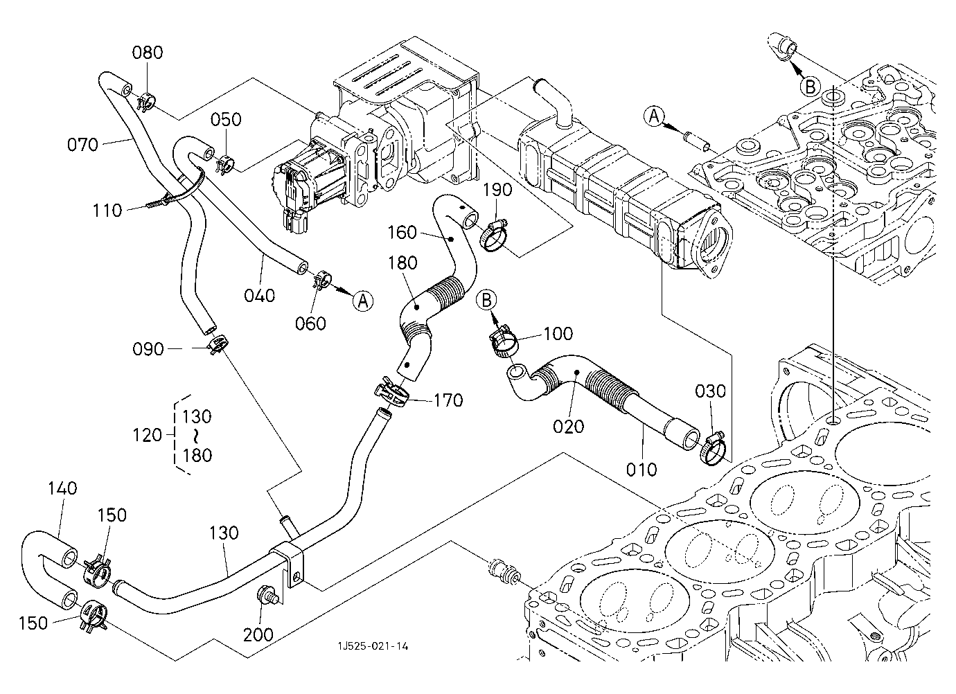 Egr Water Piping