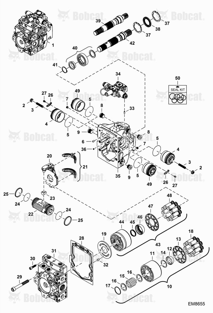 Hydrostatic Pump (Model 11088365 & 83014259)