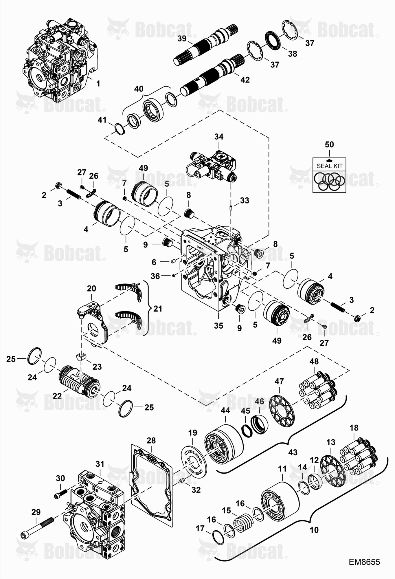 Hydrostatic Pump (Model 11088365 & 83014259)