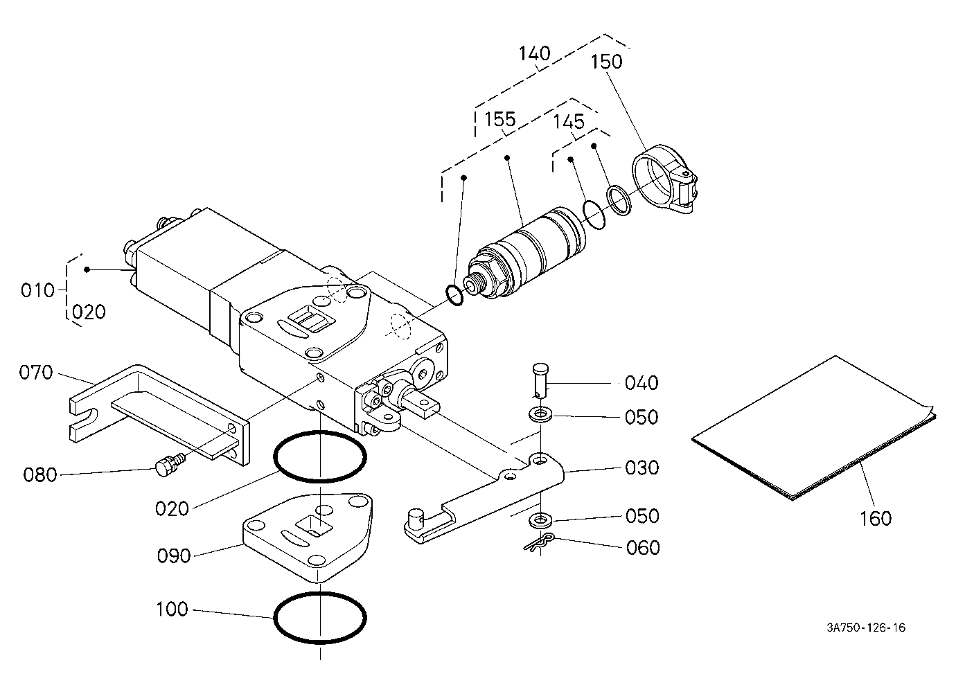 Auxiliary Control Valve Kit (Scd) (W/G No.M9517A)