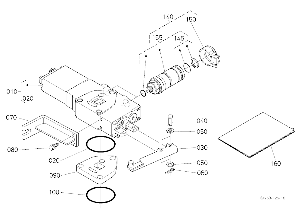 Auxiliary Control Valve Kit (Scd) (W/G No.M9517A)