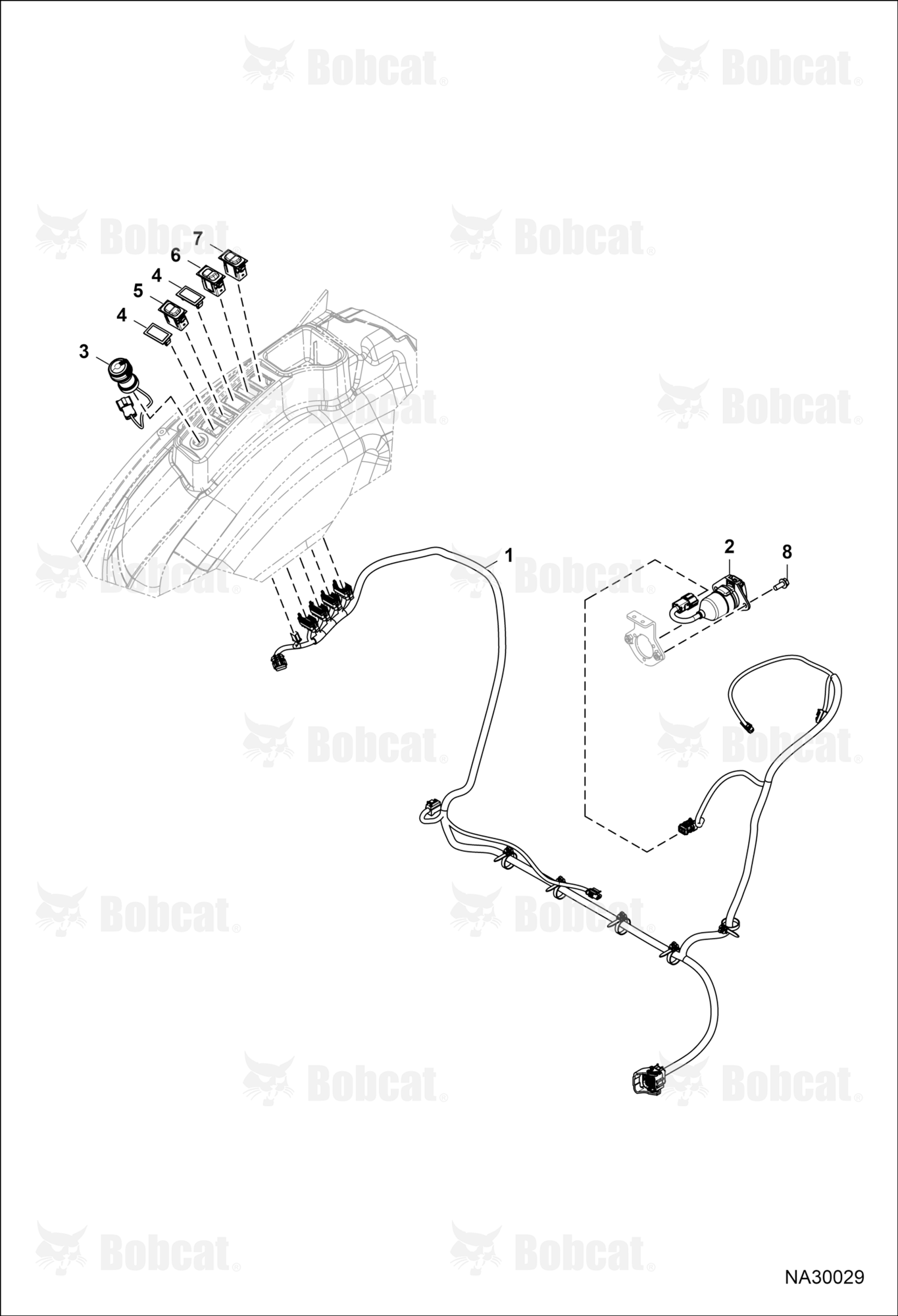 CAB Electrical (RH Console & PTO)