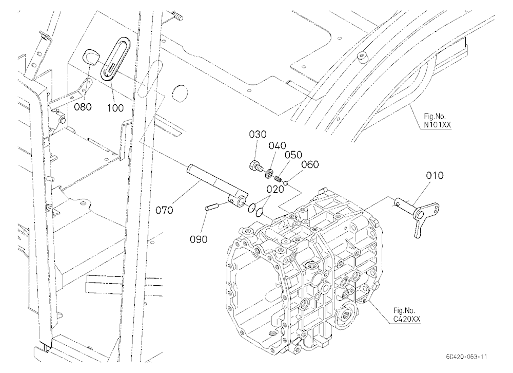 Front Wheel Drive Lever