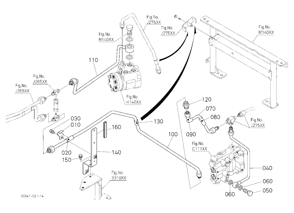 Hydraulic Oil Line (Shuttle/Controller)