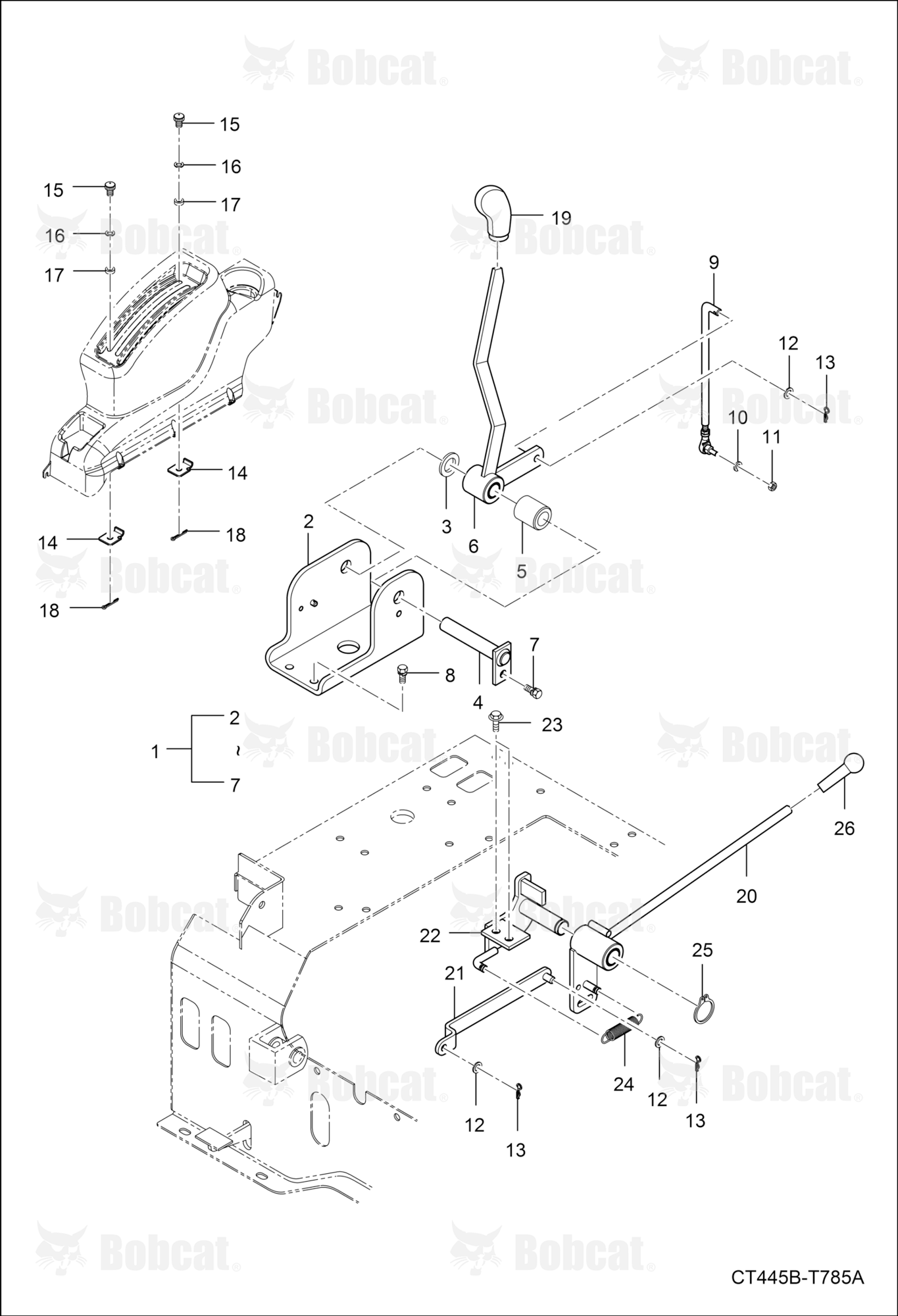 POSITION(DRAFT) Control Lever Group