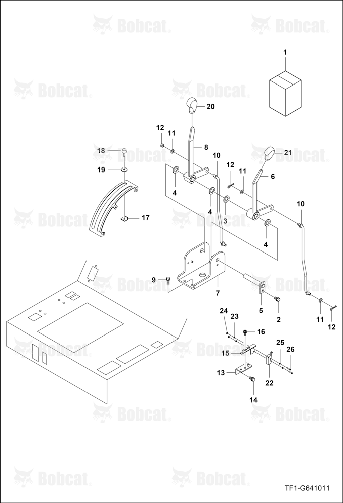 Position Draft Control Lever Group