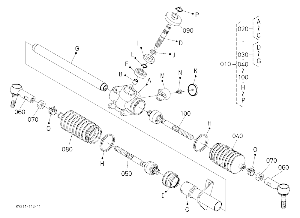 Steering Cylinder [Component Parts]