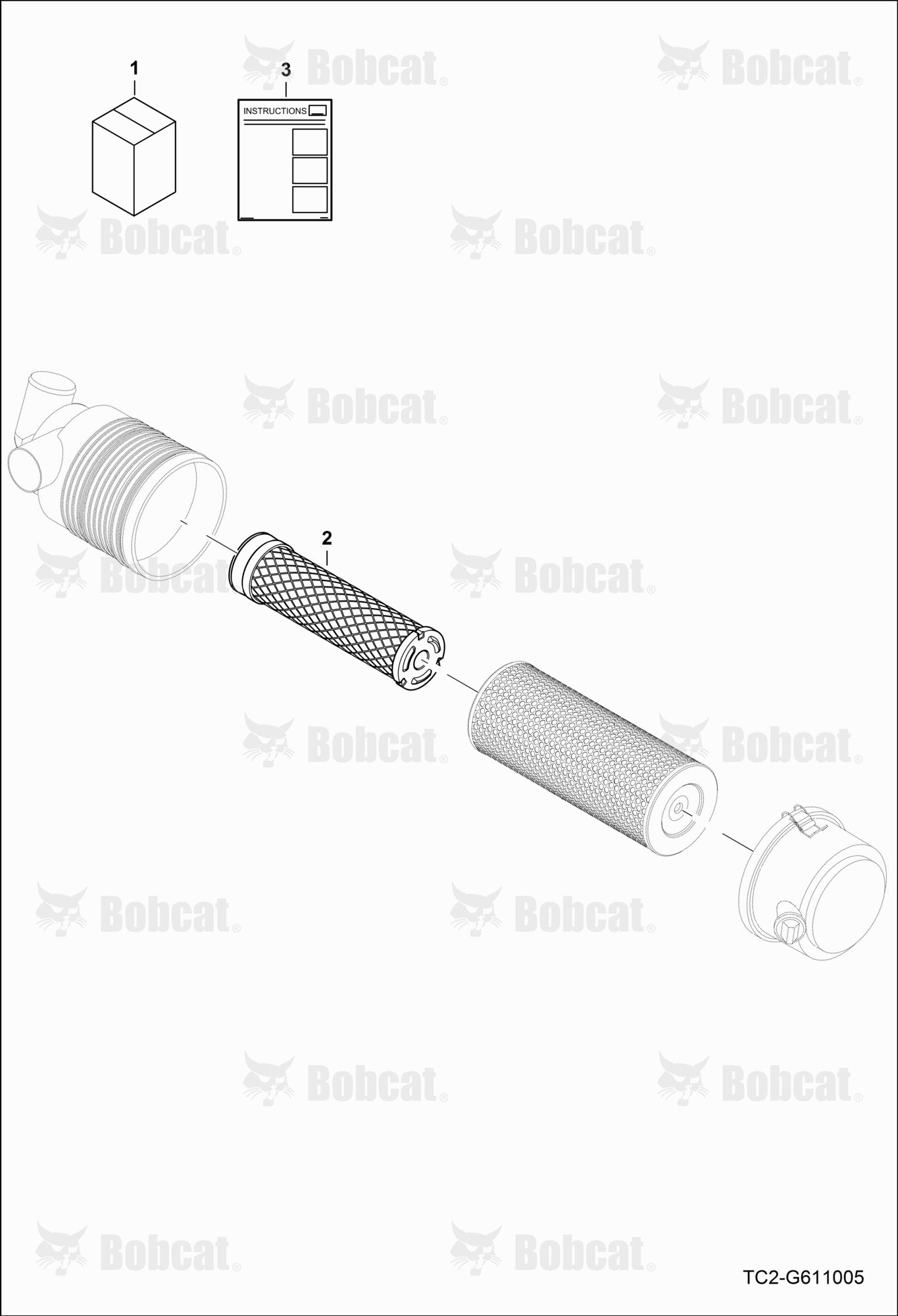 Air Cleaner Kit (Dual Element)