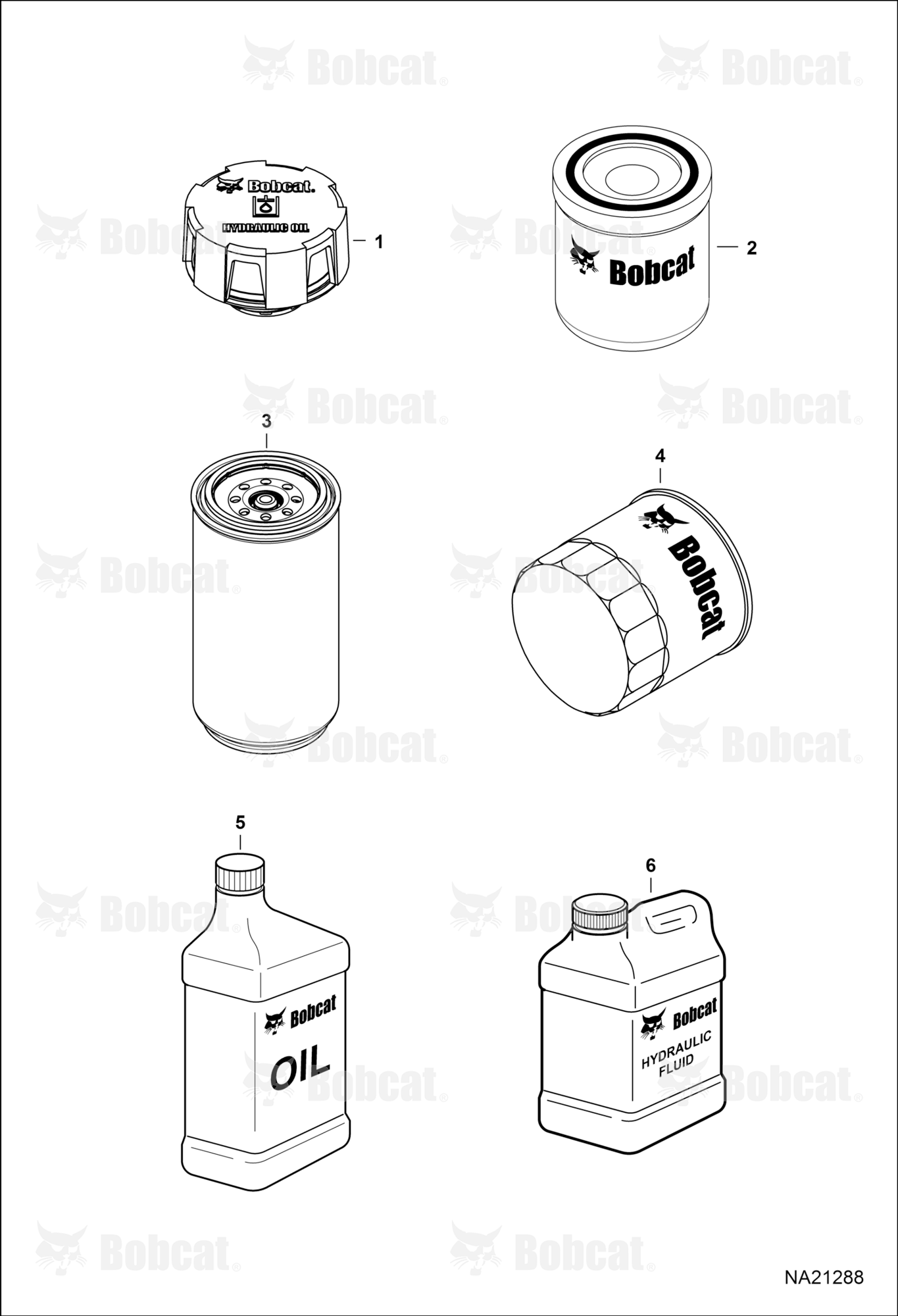 Scheduled Maintenance Items (Every 500 Hours)