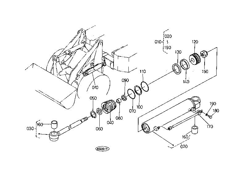Steering Cylinder (Lsd)