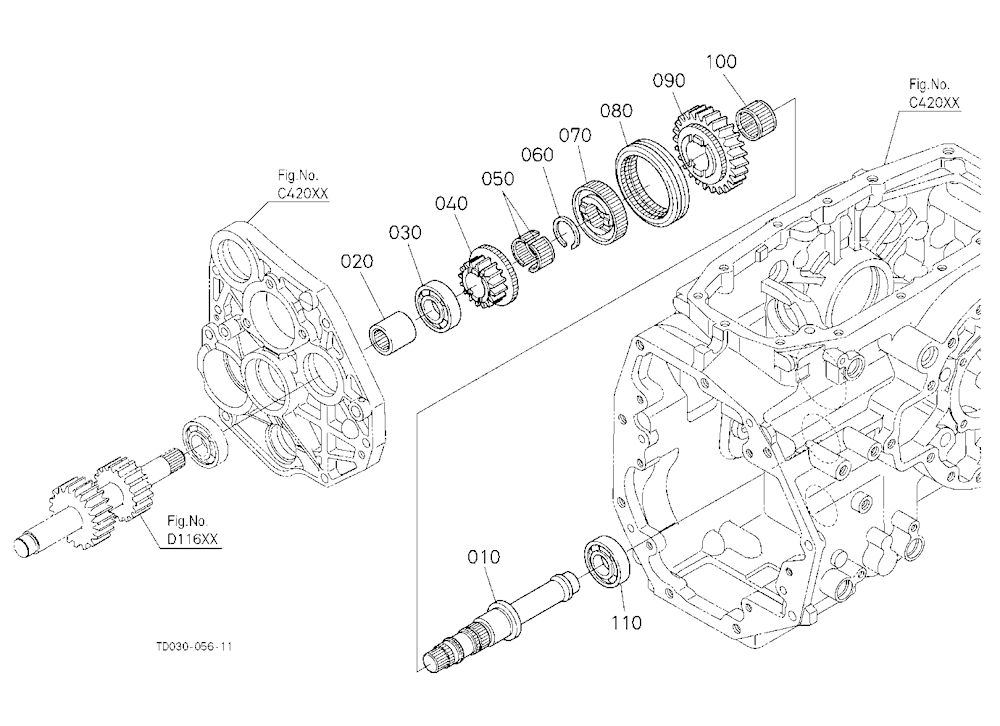 Range Gear Shaft [Manual T/M Type]
