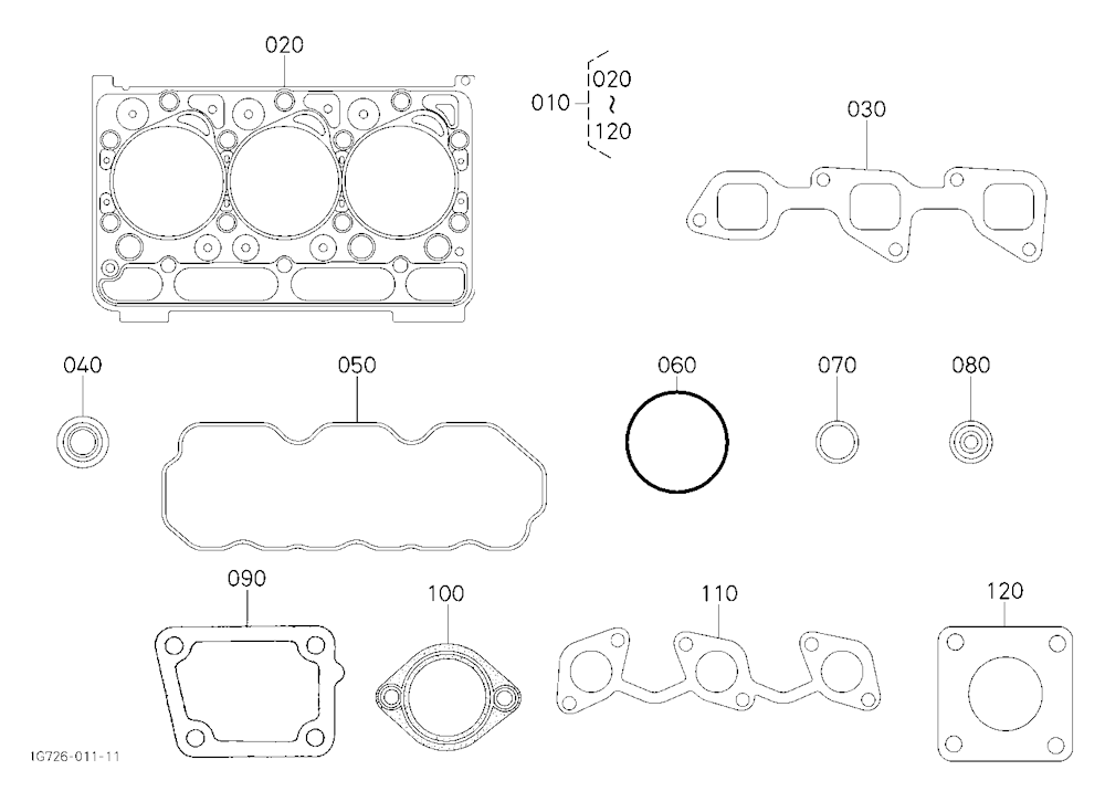 Upper Gasket Kit