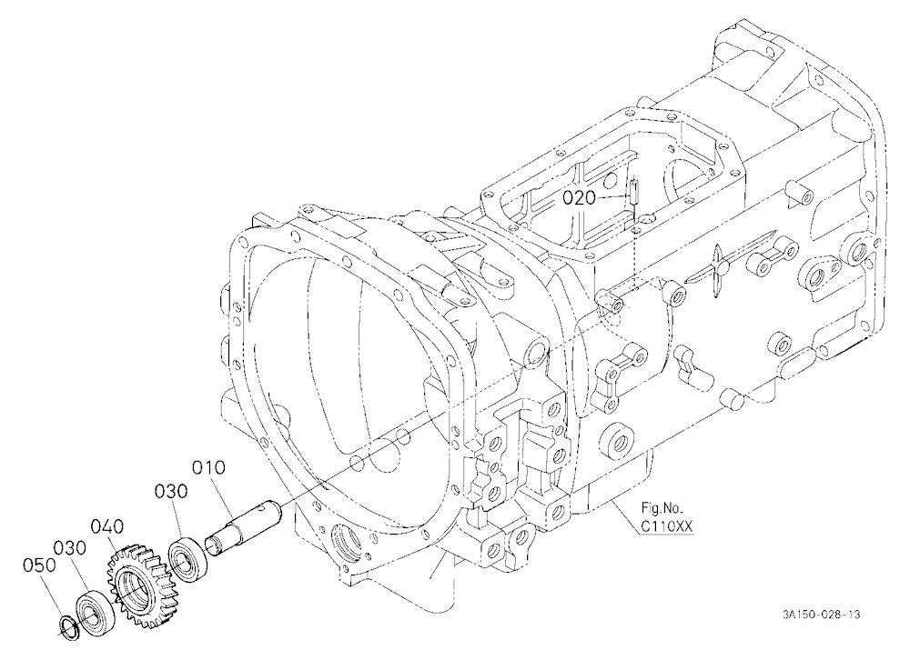 Back Idle Shaft