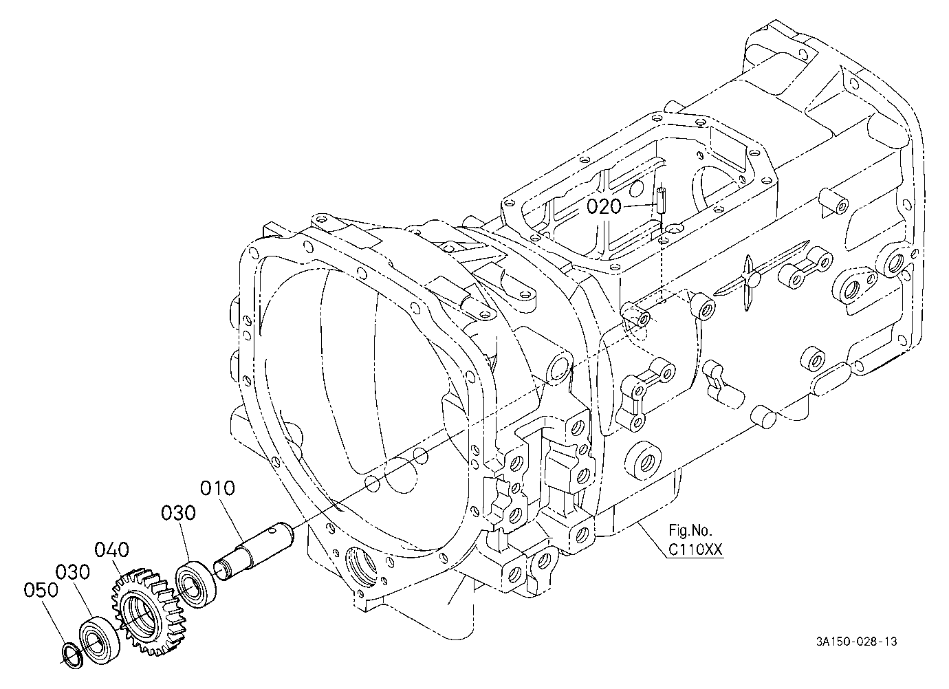 Back Idle Shaft