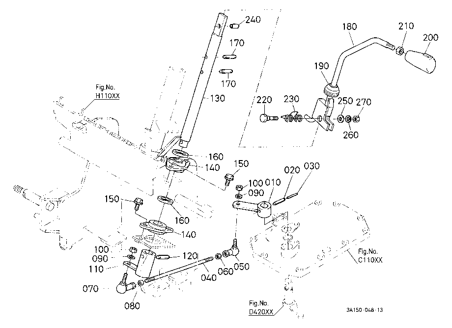 Shuttle Shift Lever [Rops Type]