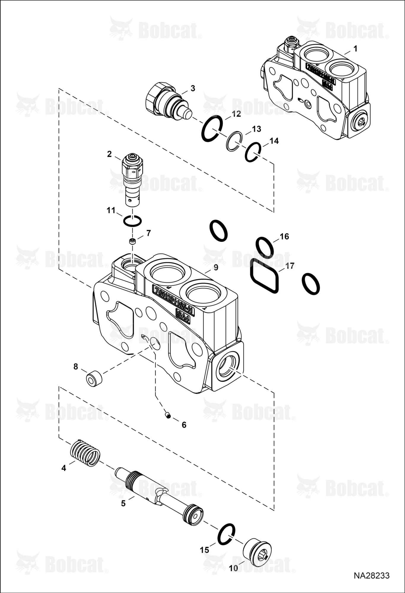 Hydraulic Control Valve (Intermediate Inlet Section)
