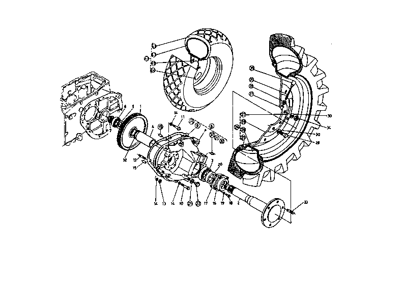 Rear Wheel Shaft