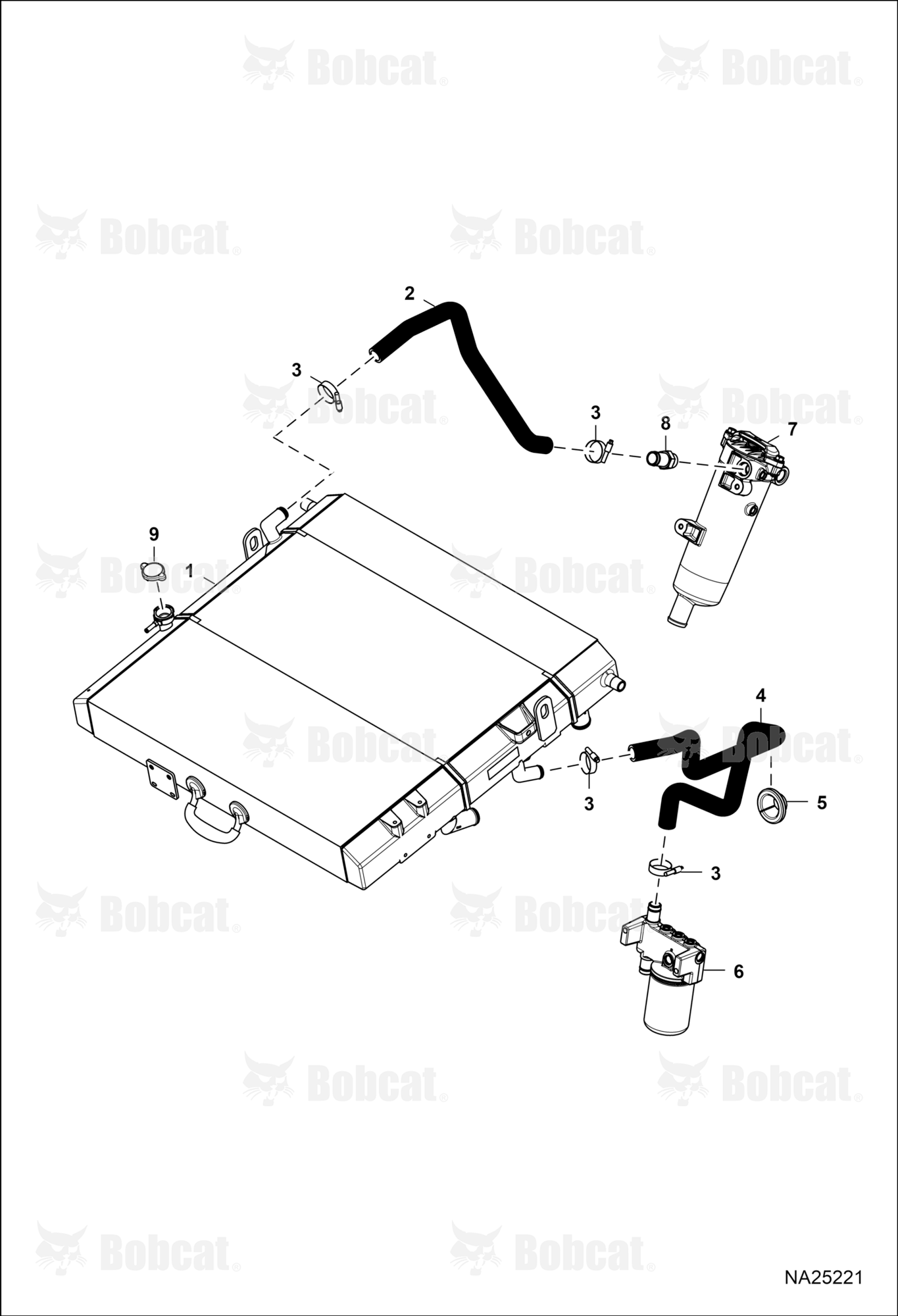 Hydrostatic Circuitry (Cooler)