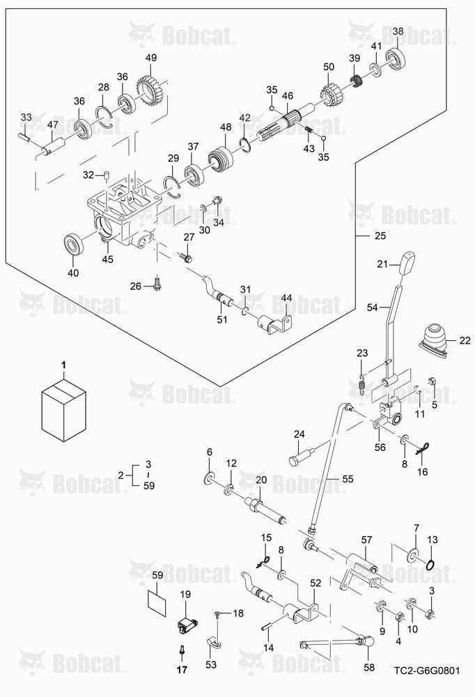 MID PTO Lever Group
