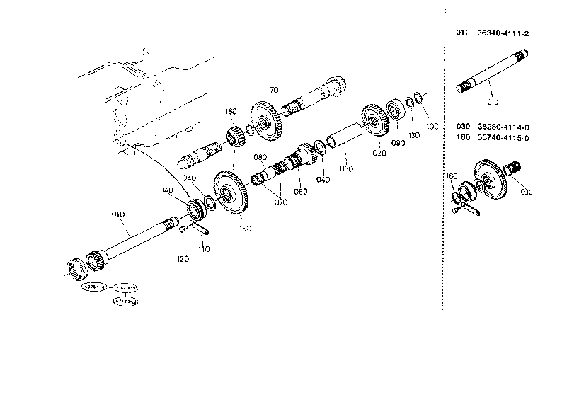 Drive Shaft [Except Manual Shuttle/Mudder]