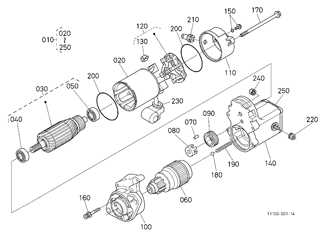 Starter [Component Parts](Not For Reman Unit)