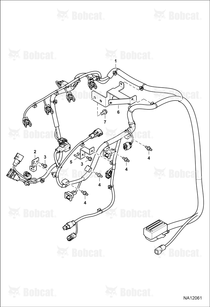 Engine ECU Harness (Engine S/N 000001 - 025471)