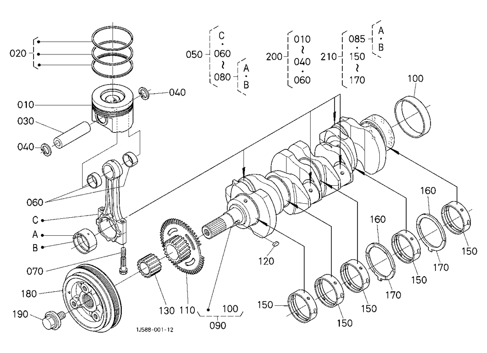 Piston And Crankshaft